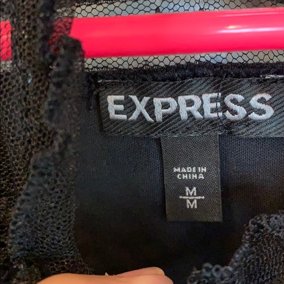Express, Black Blouse - Picture 2 of 4